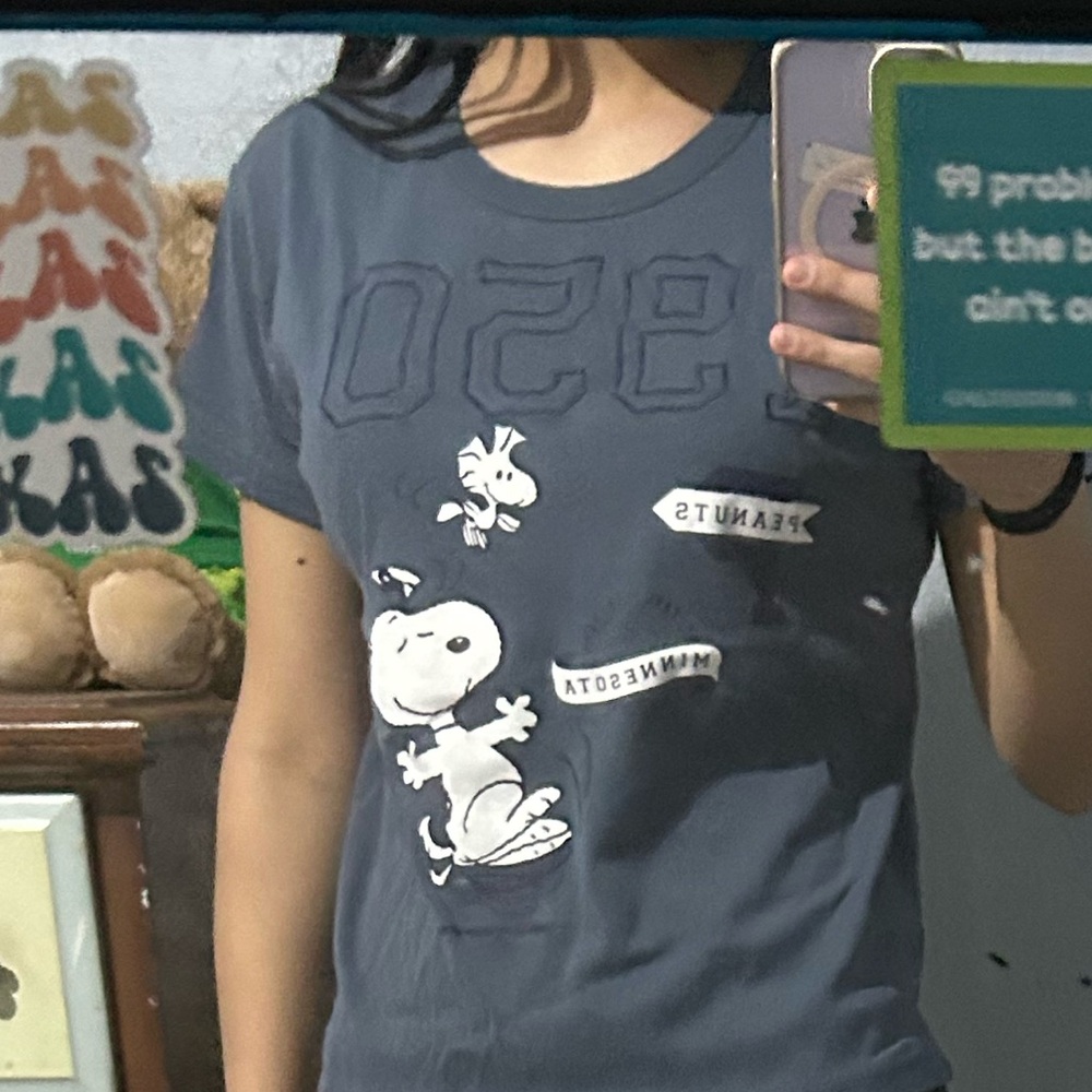 Peanuts Navy Short Sleeve Tee